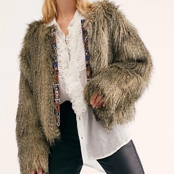 Free People Unwritten Fur Jacket - Picture 2 of 8